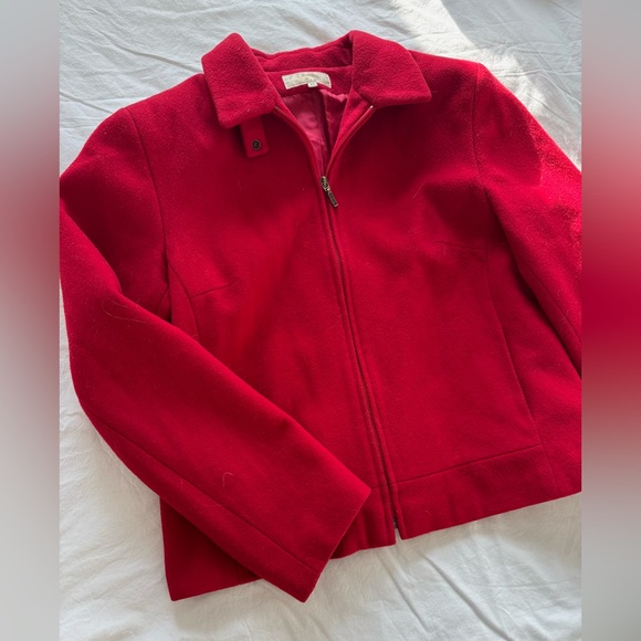 Vintage Wool  Red Jacket - Picture 4 of 6